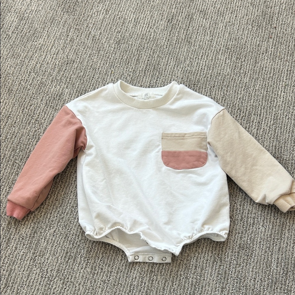 Huds + Hanes bubble romper one piece